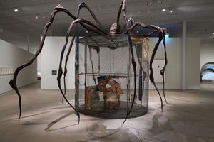 Exhibition view: Louise Bourgeois, _Has the Day Invaded the Night or Has the Night Invaded the Day?_, Art Gallery of New South Wales, Sydney (25 November 2023–28 April 2024). Courtesy © AGNSW. Photo: Felicity Jenkins.
